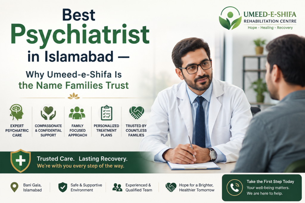 Finding the right psychiatrist in Islamabad is not as simple as typing a name into Google and picking the first result. It takes more than a degree on the wall